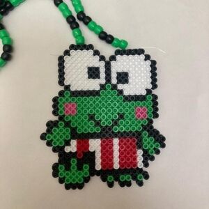 Handmade Keroppi Necklace